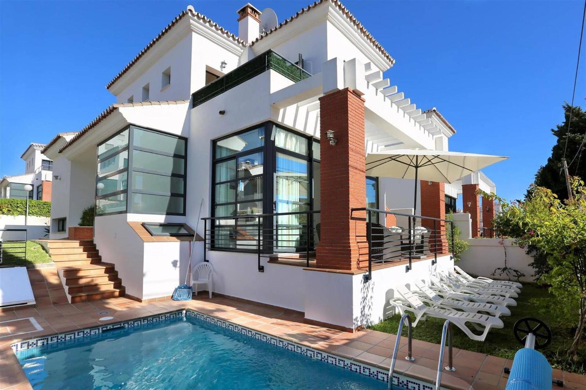 011 Bright And Spacious Villa With Private Pool Benalmádena Esterno foto